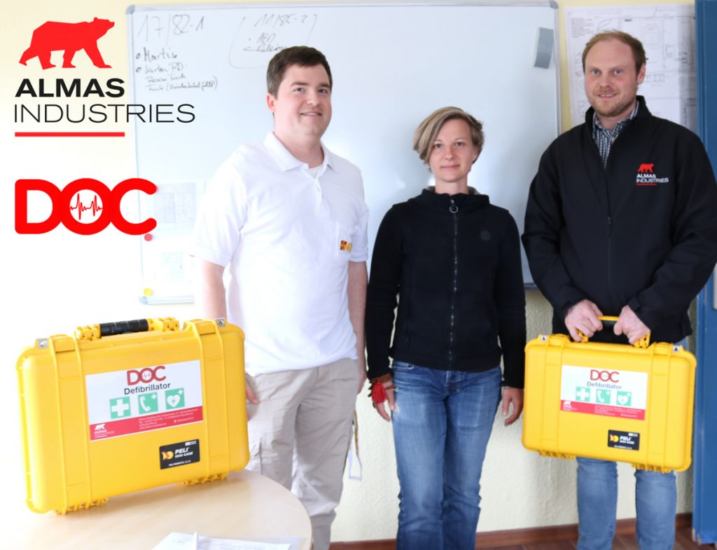 Defibrillator beim Mannheimer Marathon