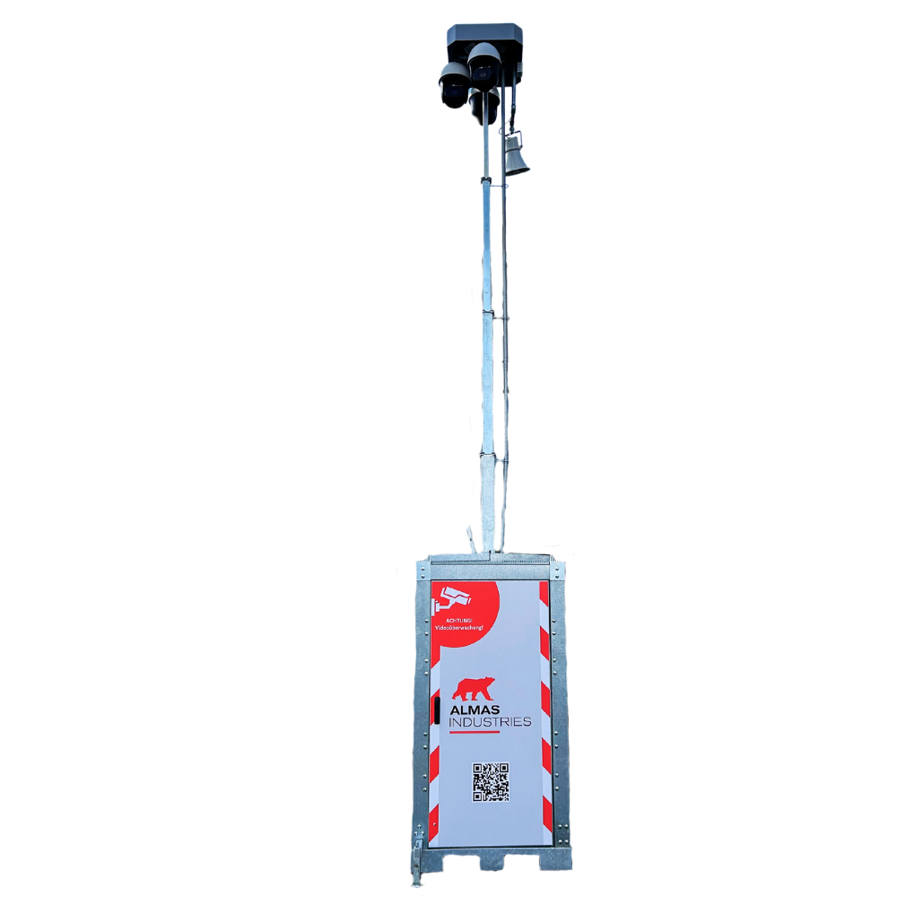 mobiler überwachungsturm